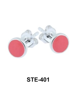 Circular Shaped Stud Earring STE-401